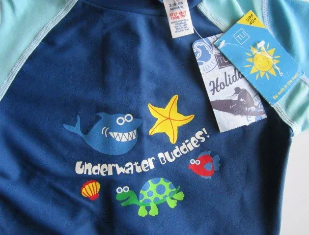 Plavkový overal s UV ochranou