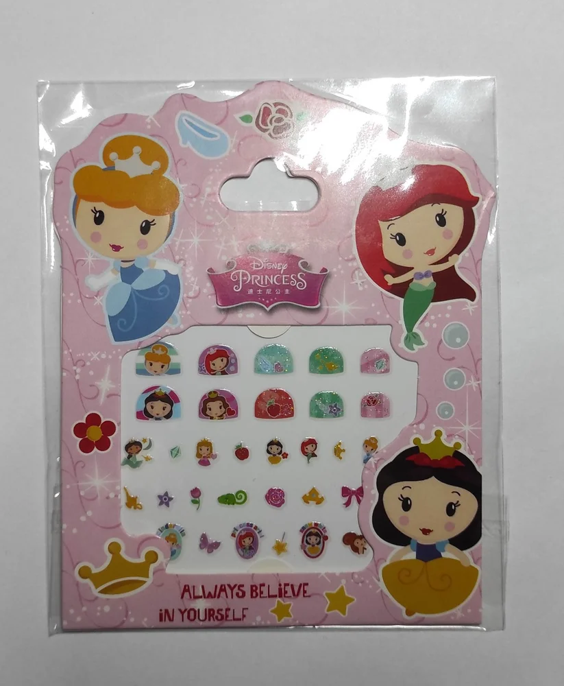 Nálepky na nehty - DISNEY PRINCEZNY