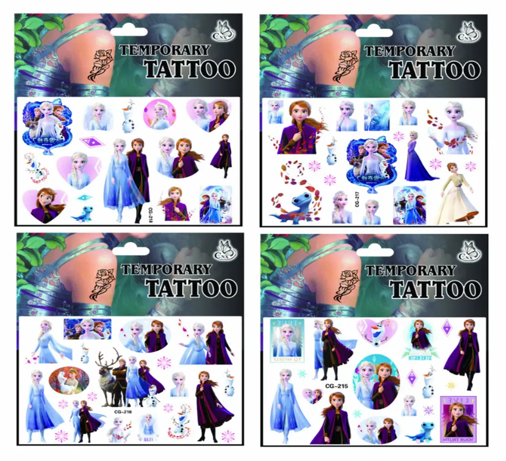 Dětské dočasné tetování - LEDOVÉ KRÁLOVSTVÍ - FROZEN 1