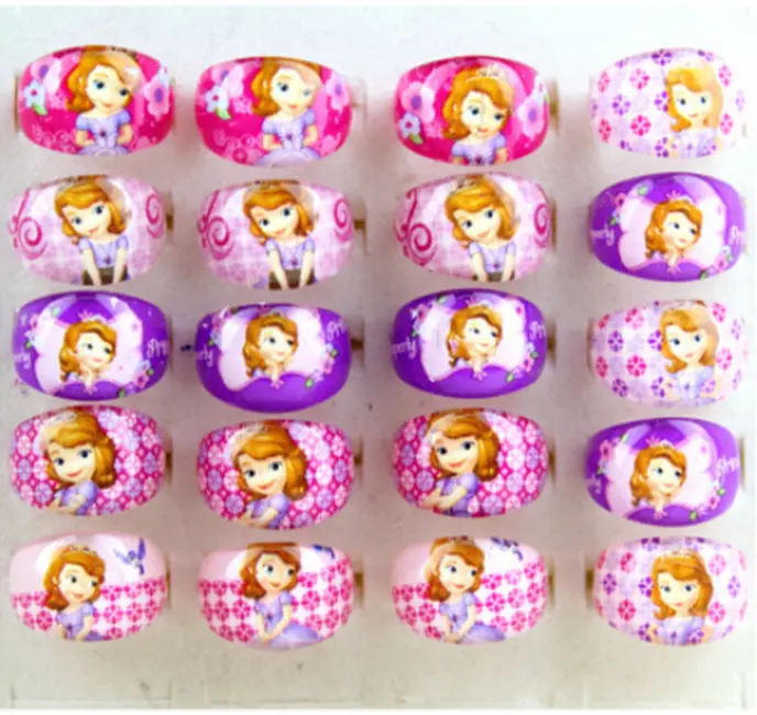 Prstýnek - PRINCEZNA SOFIE - Fialový 1