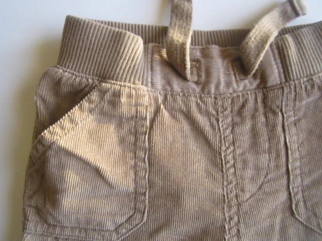 Zateplené manšestrové kalhoty