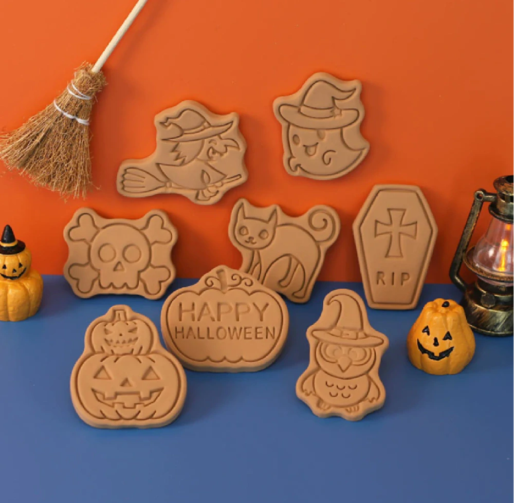 3D vykrajovátka na sušenky - HALLOWEEN 4 - 8 ks