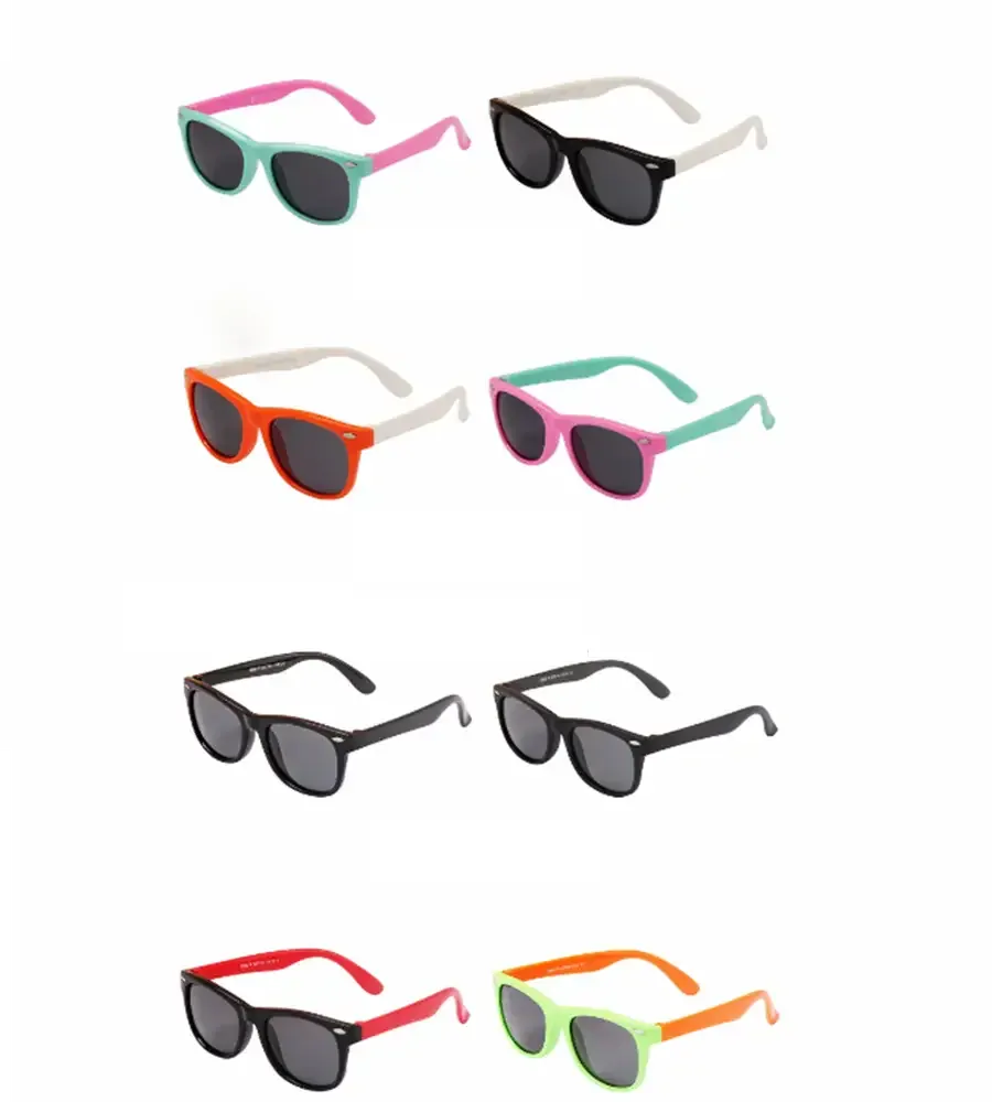 Sluneční brýle s pouzdrem - ŽLUTÉ