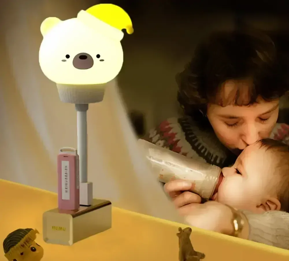 LED Noční světýlko USB - verze bez ovladače - MEDVÍDEK