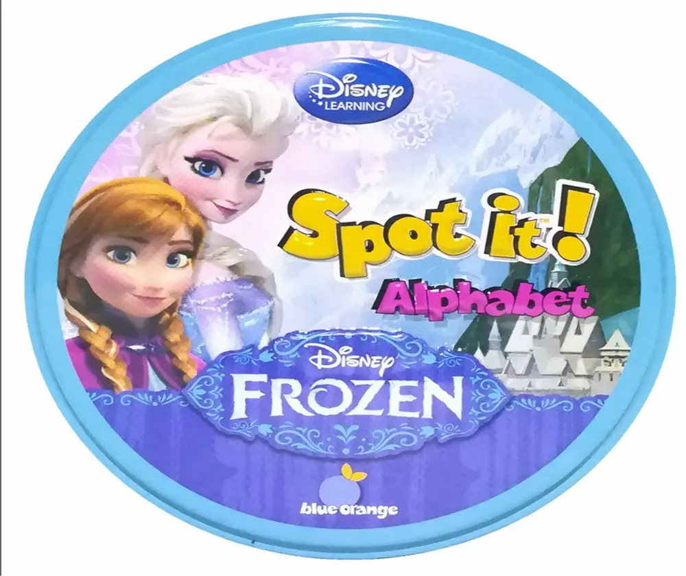 Postřehová hra Dobble-Spot it - FROZEN - Ledové království I - ABECEDA