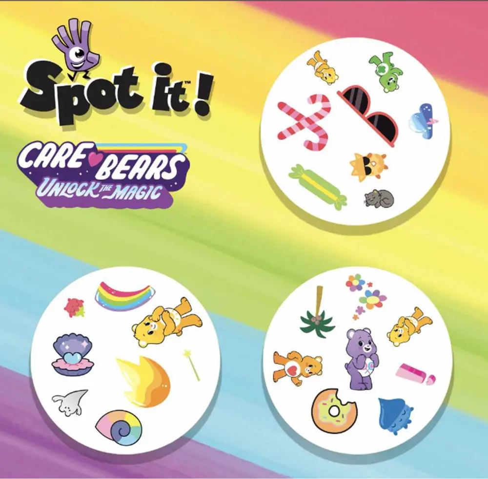 Postřehová hra Dobble-Spot it - CARE BEARS - Starostliví medvídci