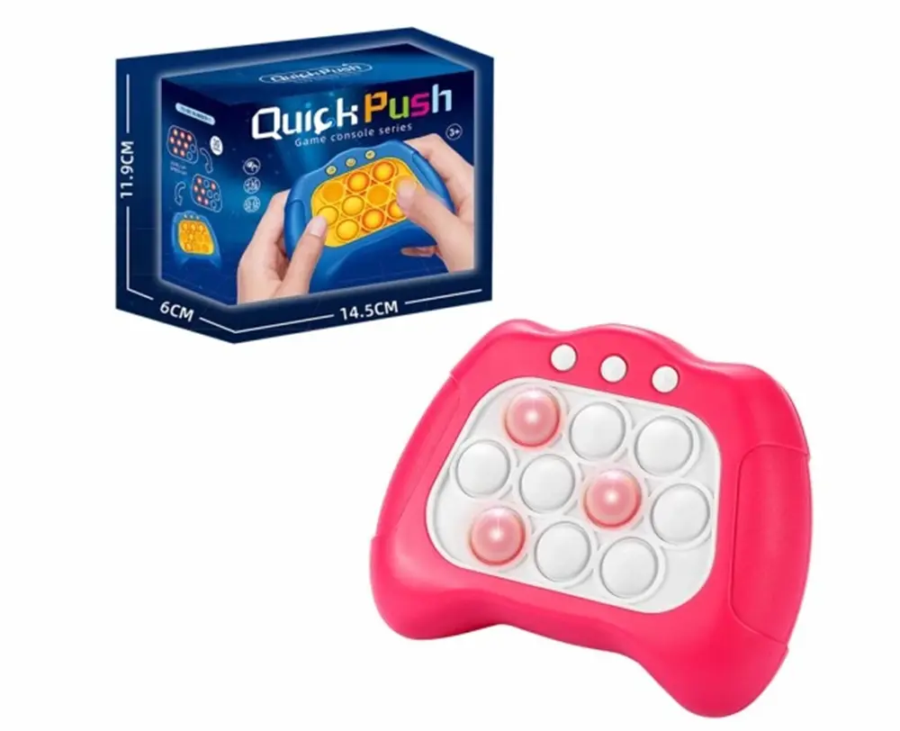 Elektronická hra - POP IT QUICK PUSH - Růžový