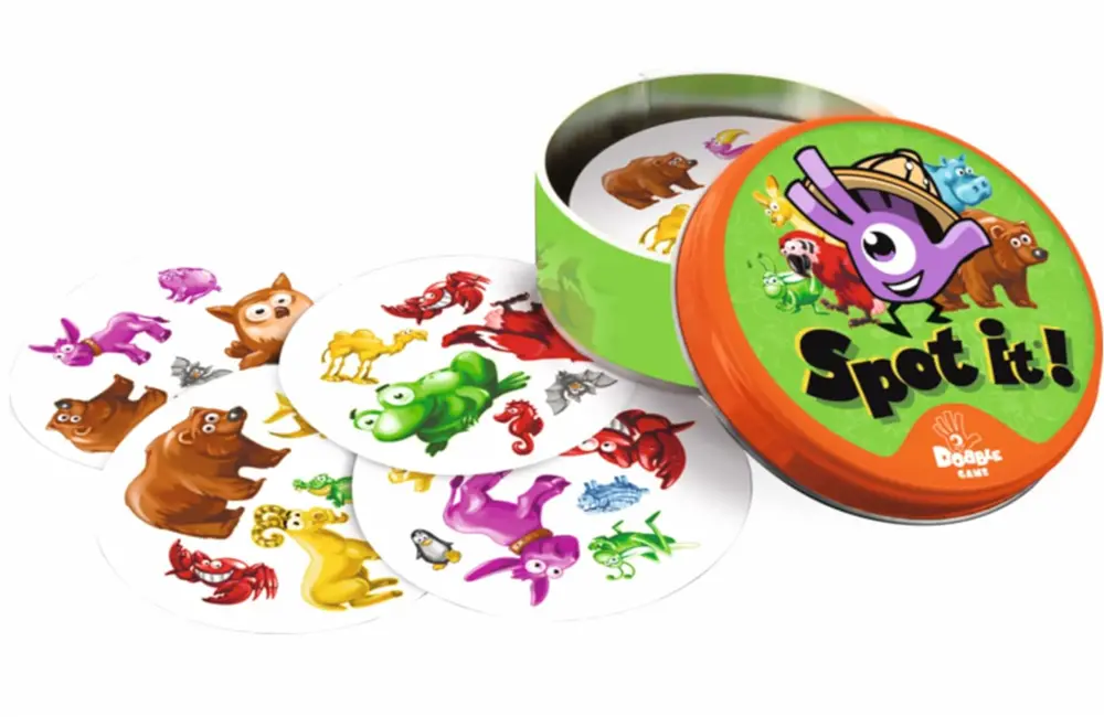 Postřehová hra Dobble-Spot it - JUNIOR ANIMALS - ZVÍŘÁTKA 2