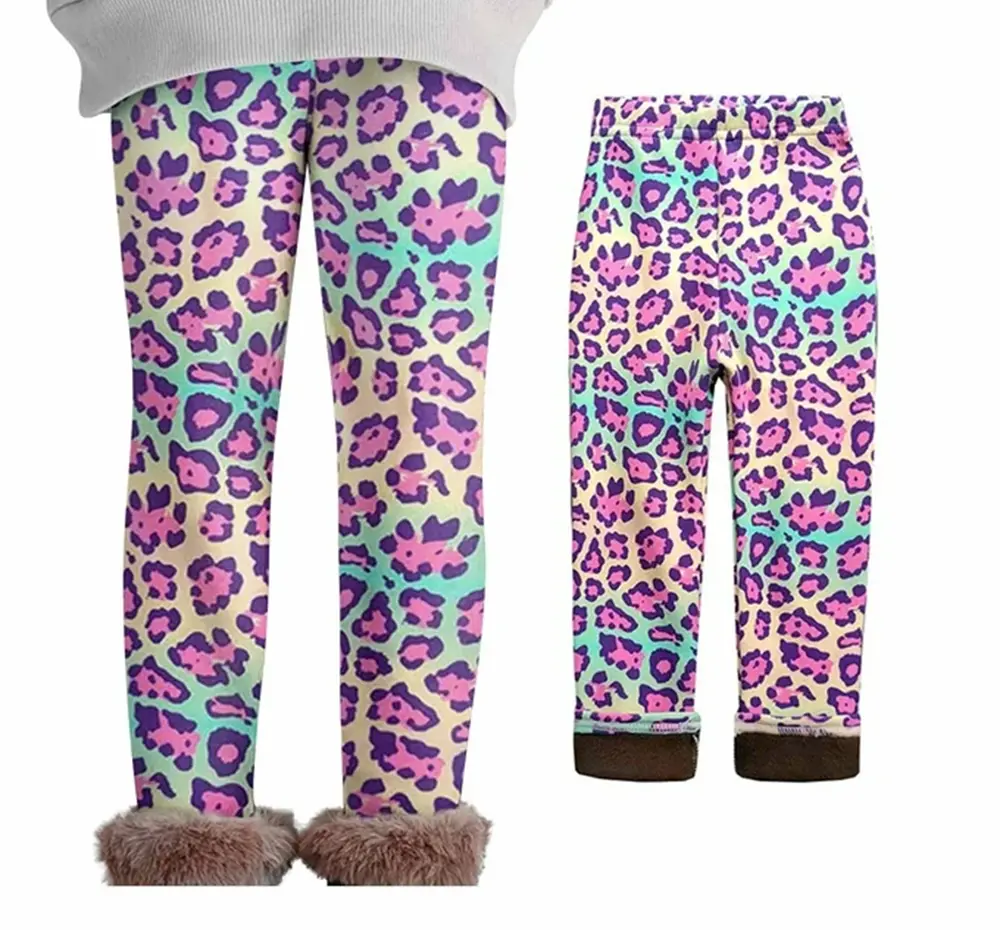 Zateplené termo legíny - BAREVNÉ (2-3 roky)