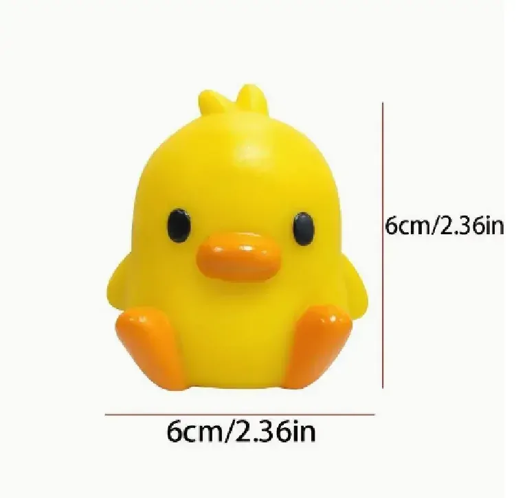 Mini noční lampička na baterky - KUŘÁTKO 2 - ŽLUTÉ