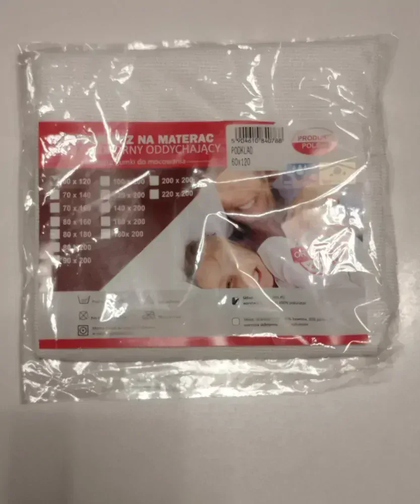  Voděodolný chránič matrace na postýlku - 120 x 60 cm 