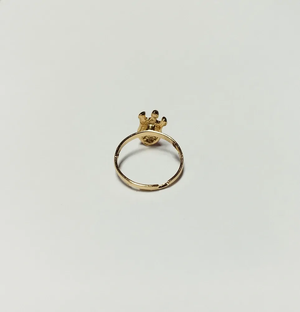 Nastavitelný prstýnek - ZLATÝ 30 - (S) 