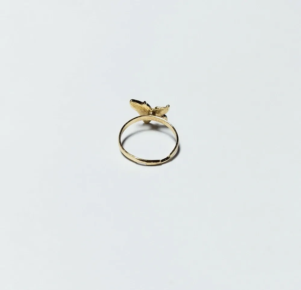 Nastavitelný prstýnek - ZLATÝ 38 - (S) 