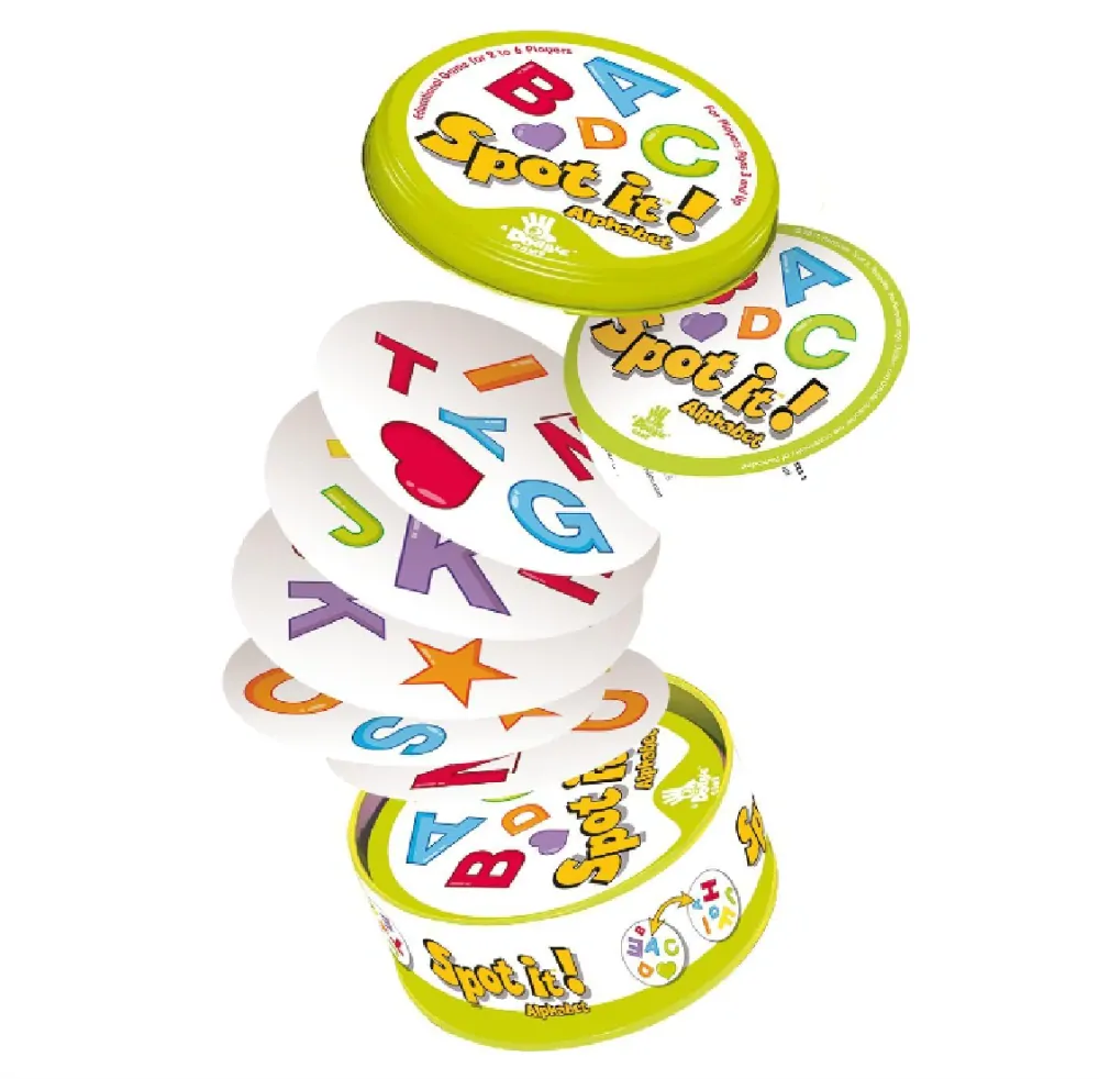 Postřehová hra Dobble - ABECEDA - S VADOU