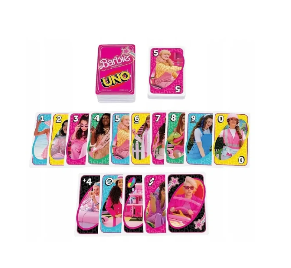 Hra Uno karty - BARBIE - S VADOU