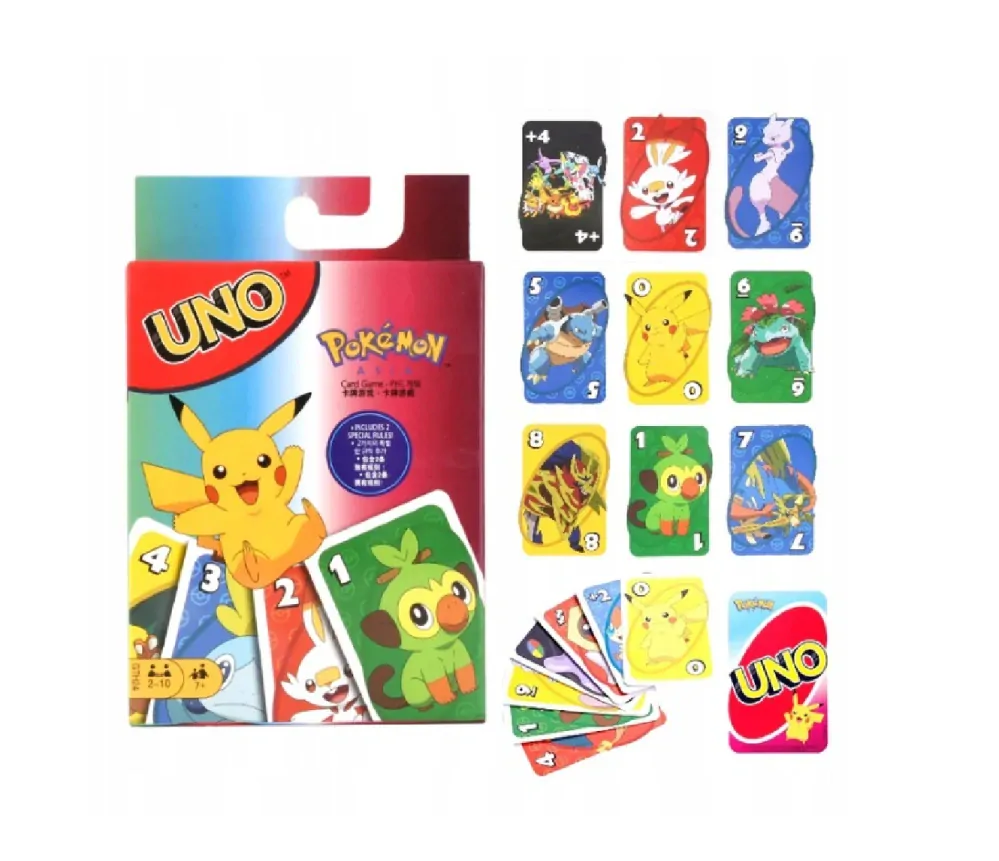 Hra Uno karty - POKÉMON - S VADOU