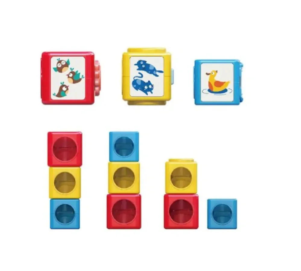 Třídicí věž s barevnými kuličkami