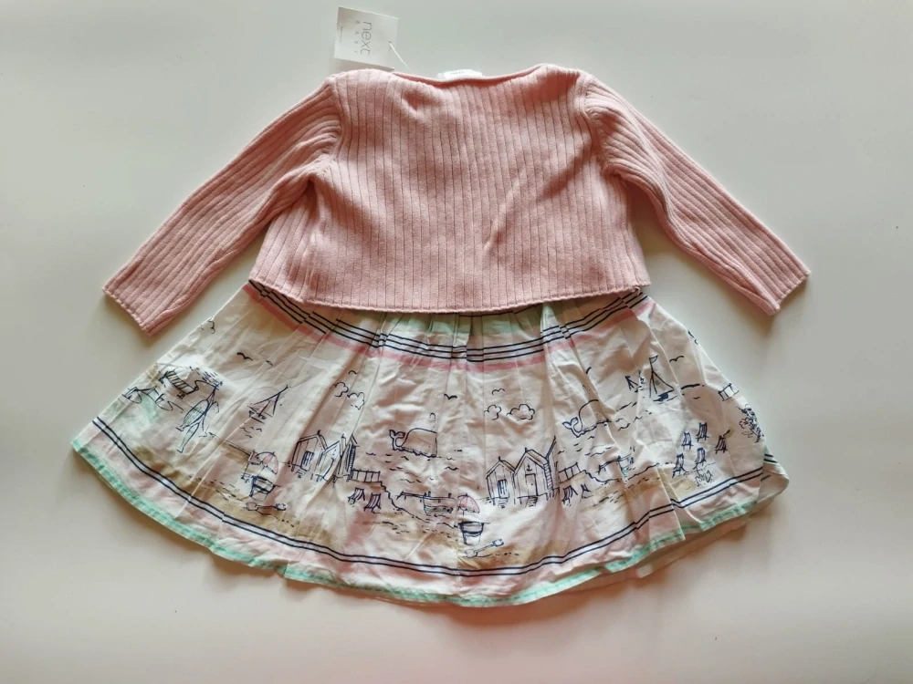Set - Letní šatičky a bolerko - (6-9 m)
