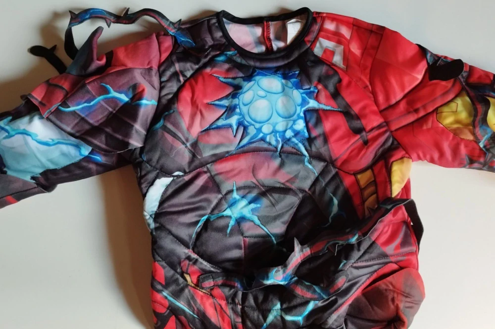 Dětský kostým - SPIDERMAN MAXIMUM VENOM - VENOMIZED IRON MAN (8-10 let / L)