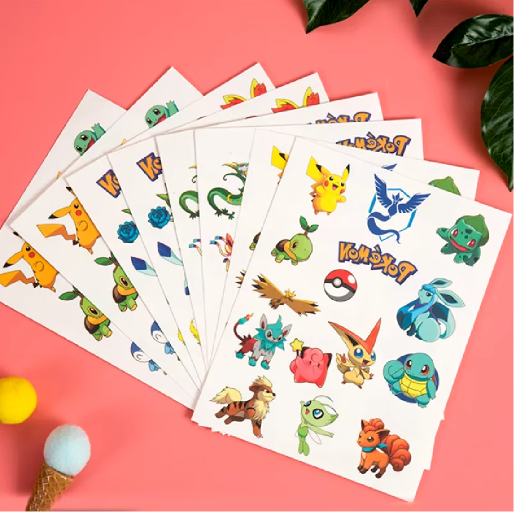 Dětské dočasné tetování - POKÉMON (4) - PIKACHU B