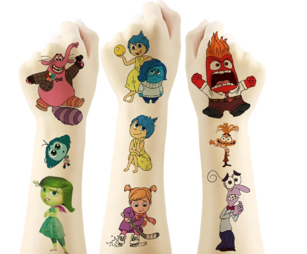 Dětské dočasné tetování - INSIDE OUT 2 - V HLAVĚ 2 - (C)