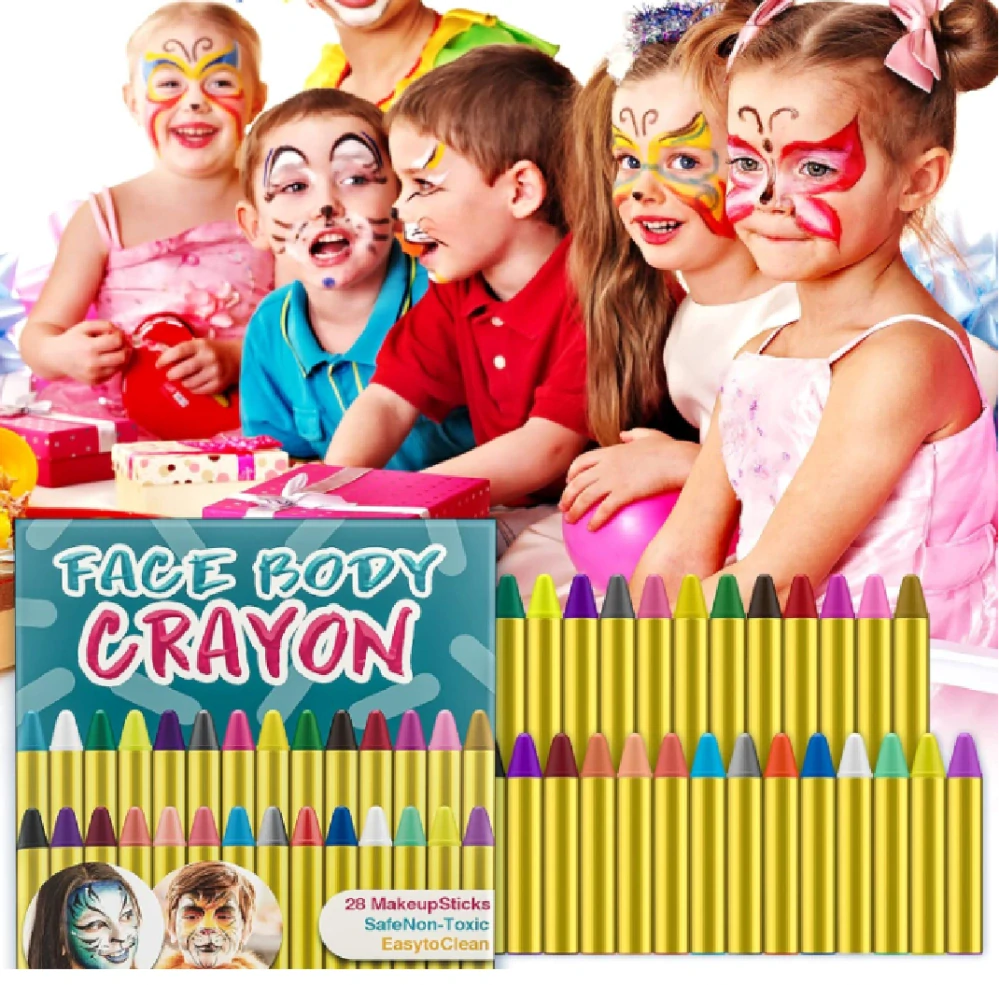 Sada dětských líčidel na karneval - 28ks