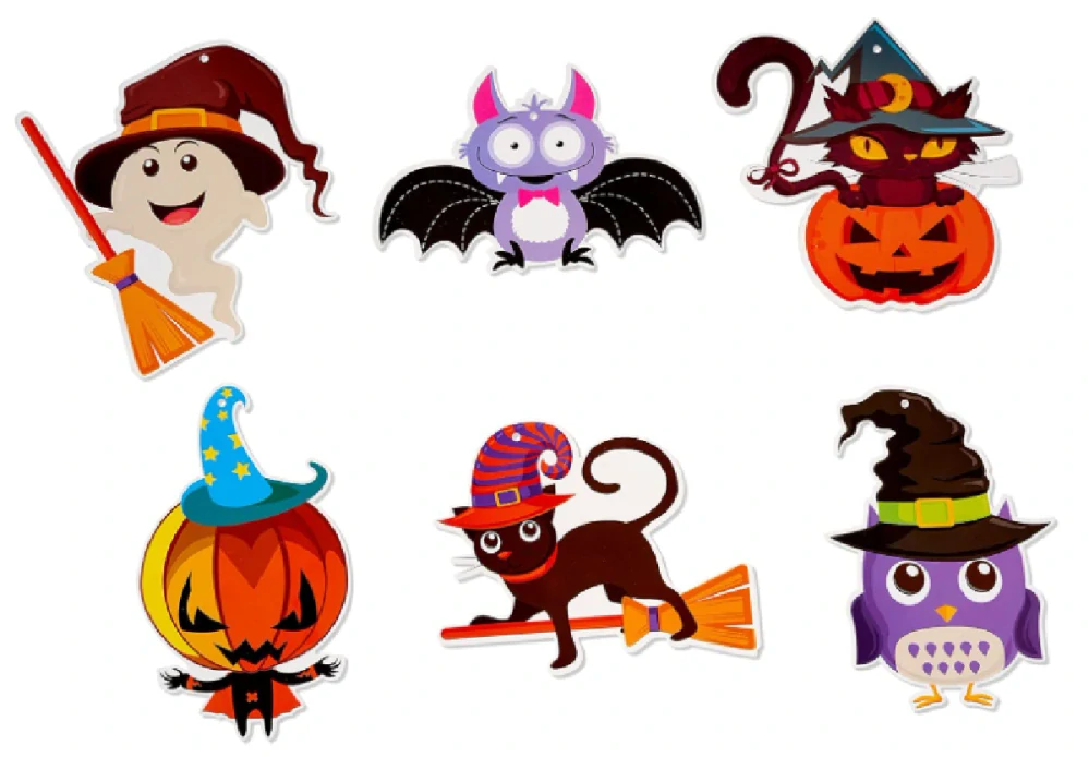 Stropní dekorace - HALLOWEEN - 36 ks