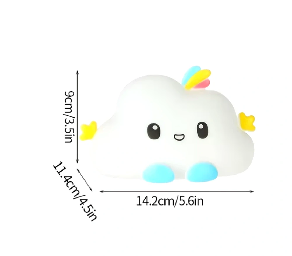 Noční světlo - OBLÁČEK - BÍLÁ