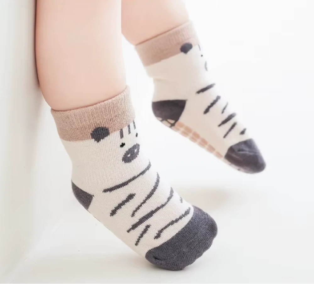 Protiskluzové ponožky - ZEBRA - (12-36m) M