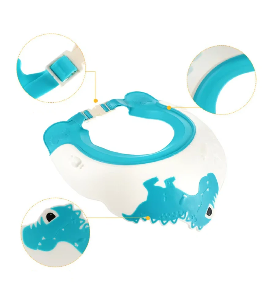 Dětská sprchovací čepice - DINOSAURUS - ZELENÁ