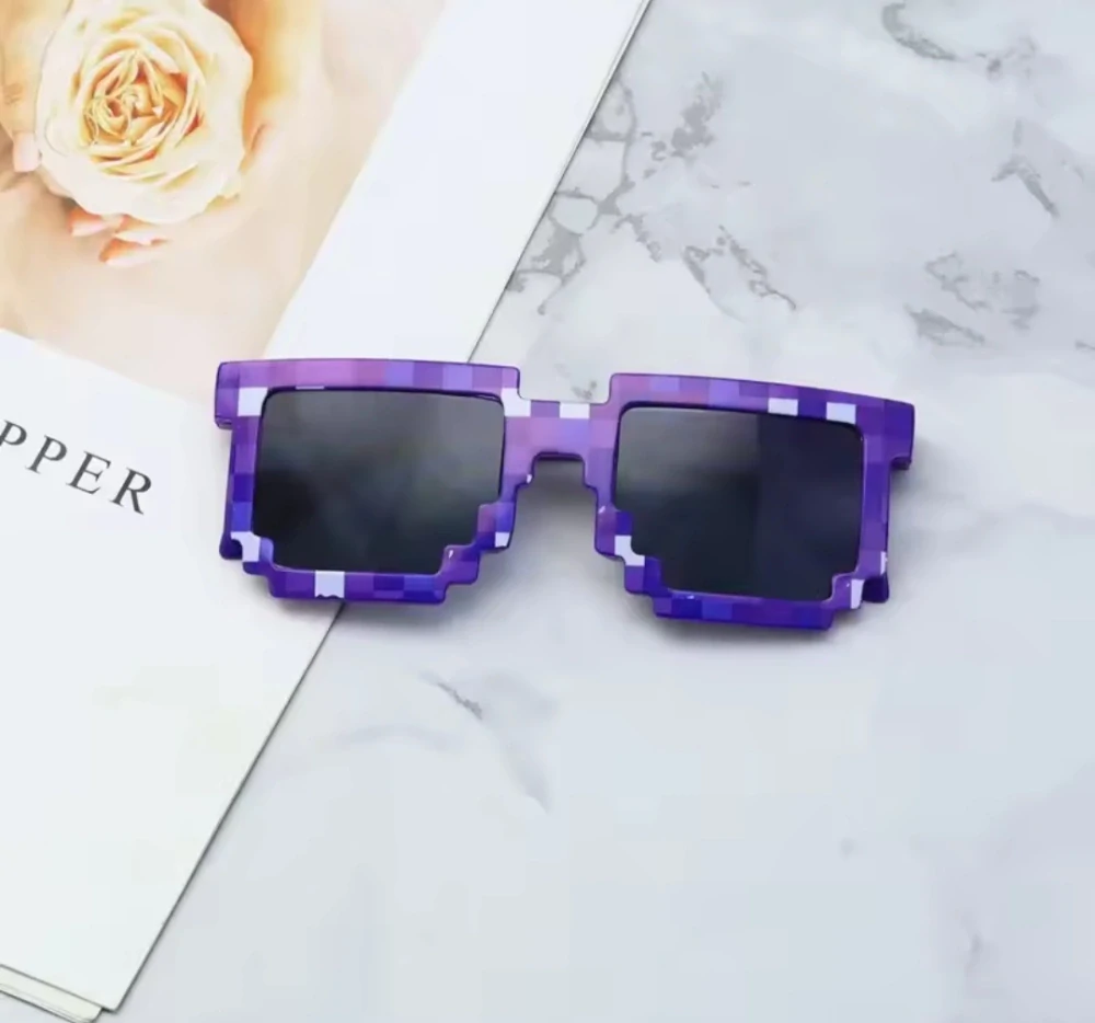 Sluneční brýle - MINECRAFT - FIALOVÉ