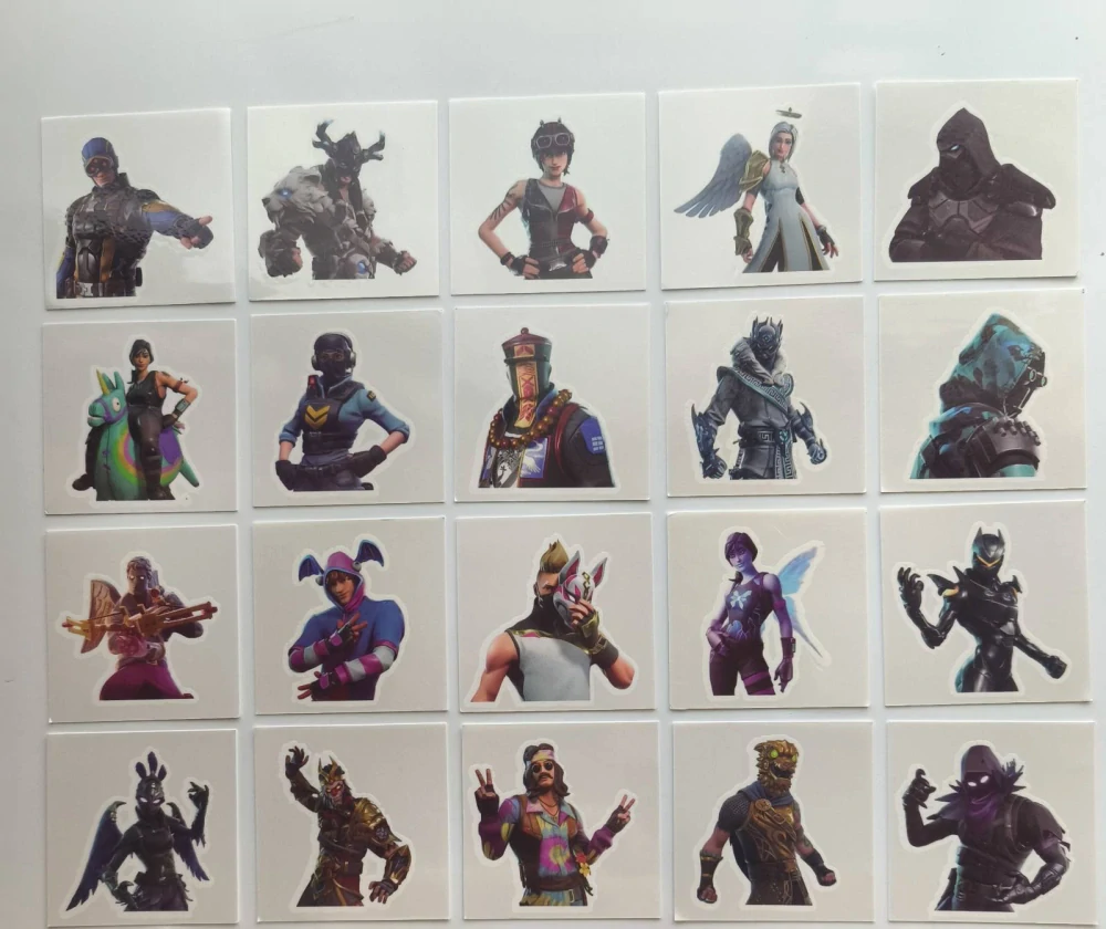 Dětské dočasné tetování - 20 ks - FORTNITE