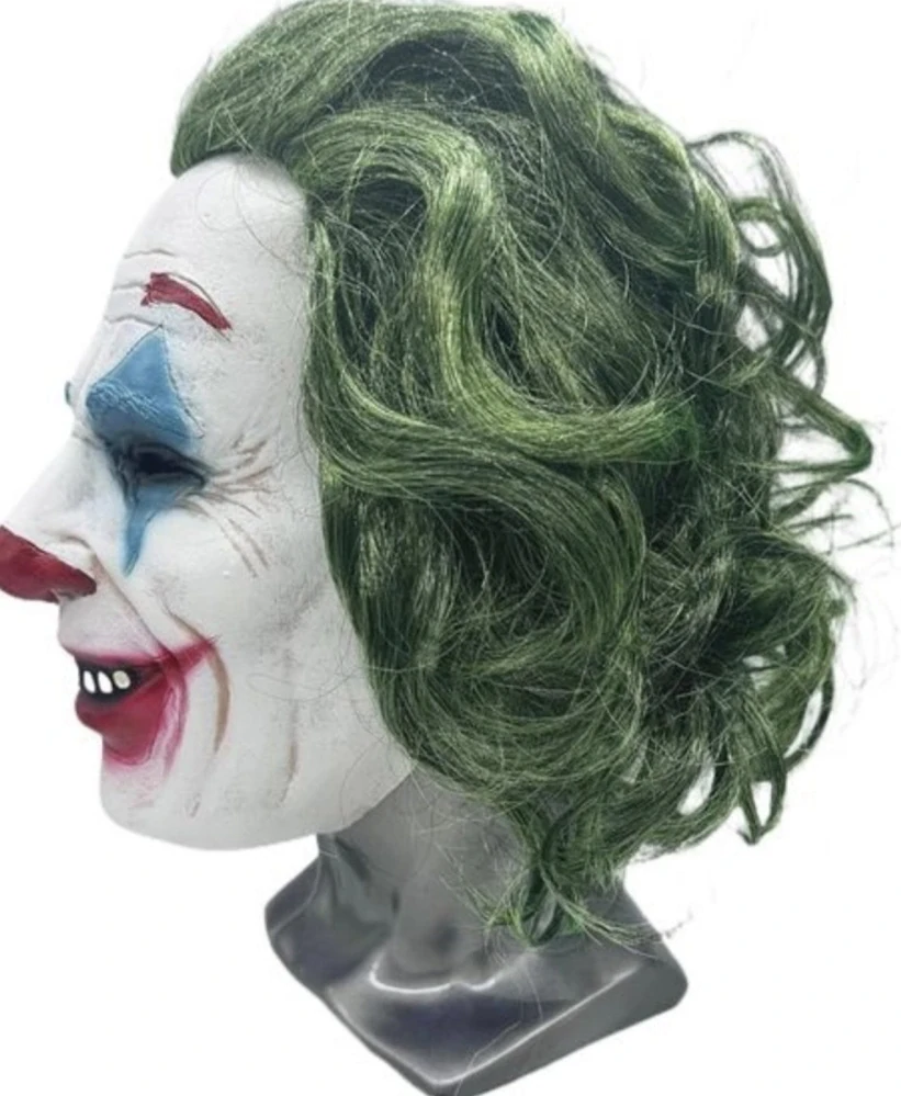 Realistická hororová 3D maska - HALLOWEEN - JOKER (A)