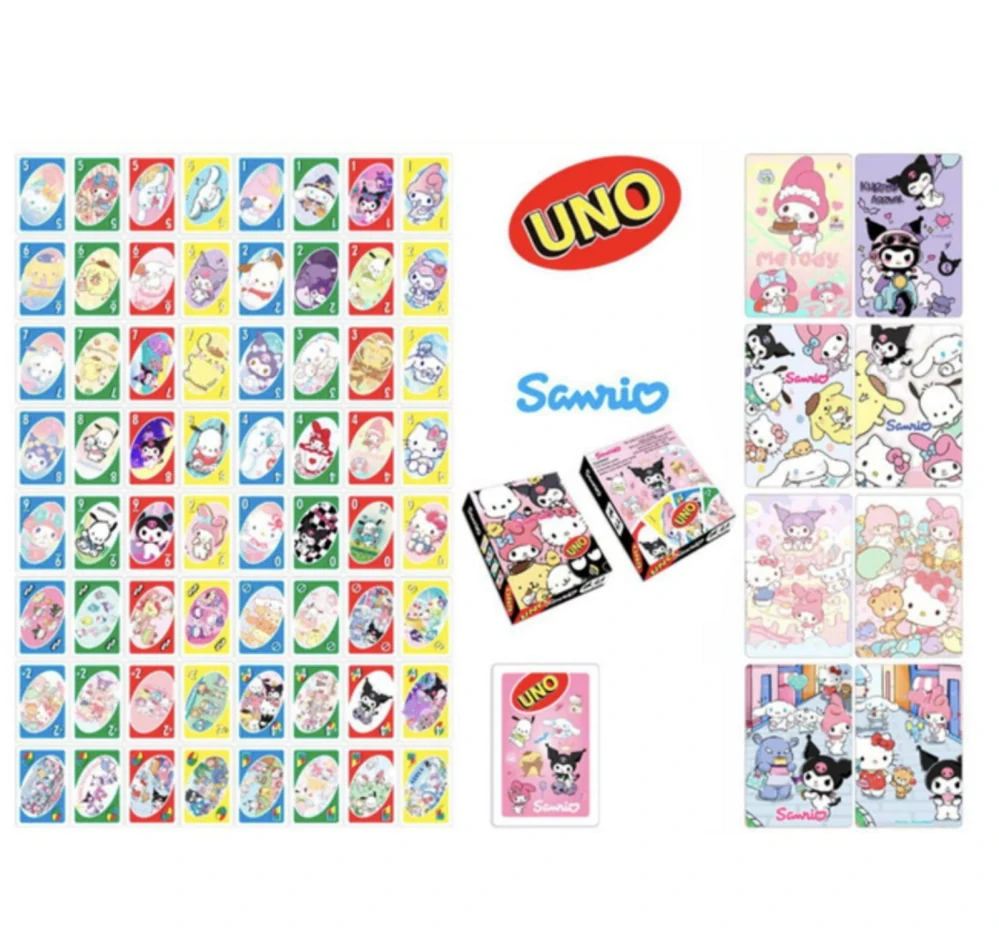Hra Uno karty - SPECIÁLNÍ EDICE - SANRIO - (A)