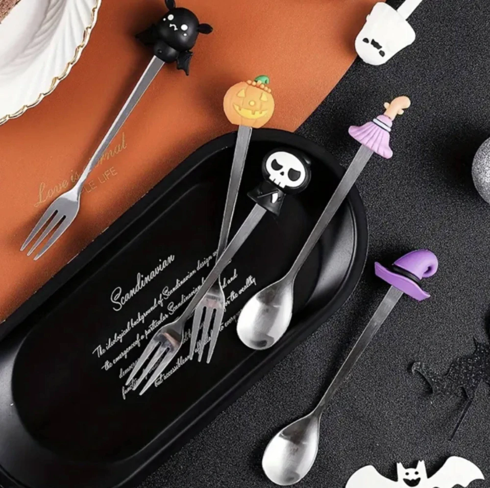 Lžičky - HALLOWEEN - 4 kusy