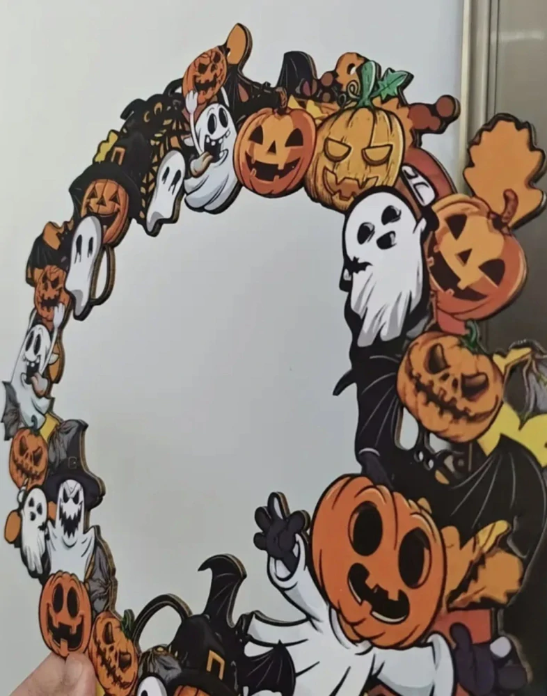 Dekorace na dveře - HALLOWEEN - VĚNEC