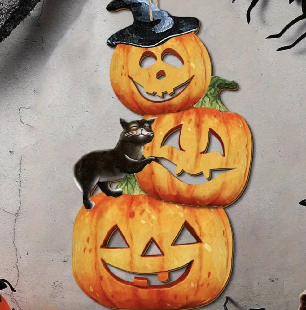 Dekorace na dveře - HALLOWEEN - DÝNĚ