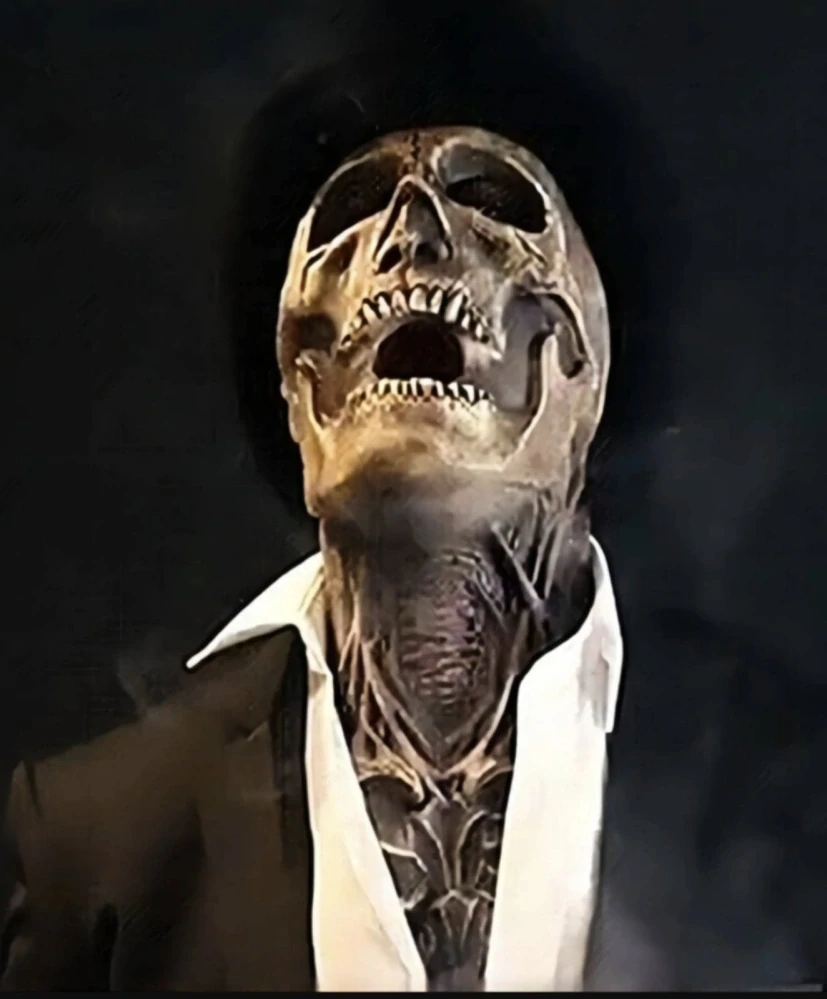 Realistická hororová 3D maska - HALLOWEEN - KOSTLIVEC