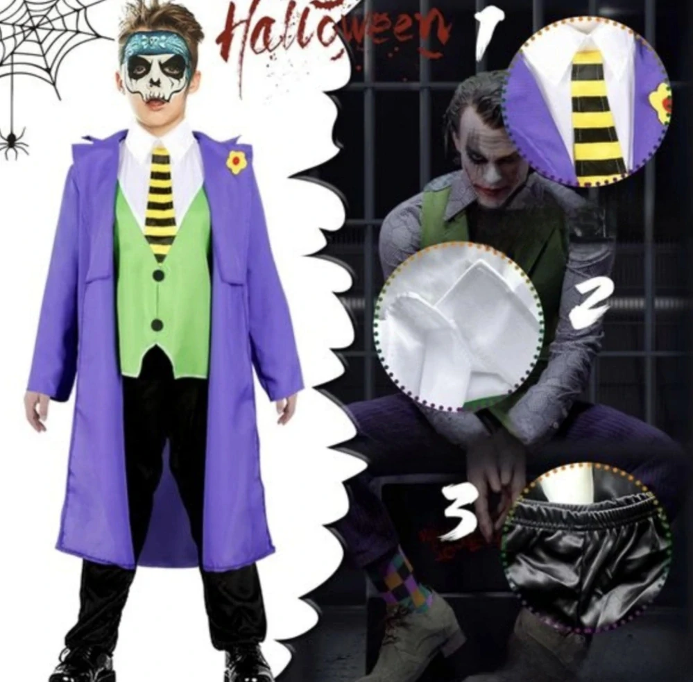 Dětský kostým - JOKER - DC (4-6 let)