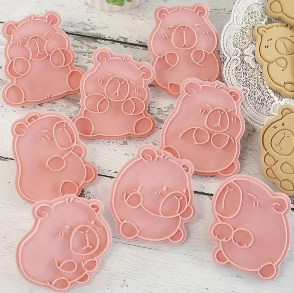 3D vykrajovátka na sušenky - KAPYBARA - 8 ks 