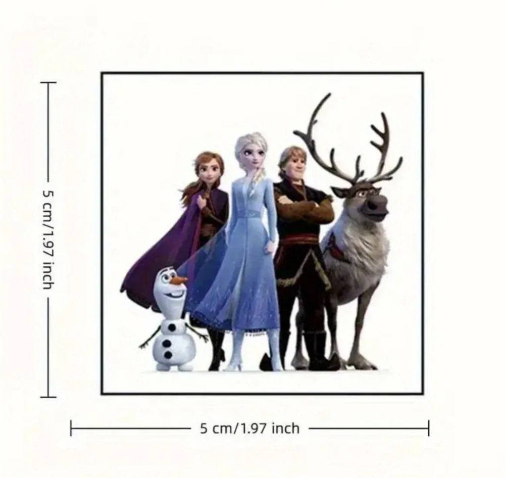 Dětské dočasné tetování - 20 ks - FROZEN/LEDOVÉ KRÁLOVSTVÍ (B)