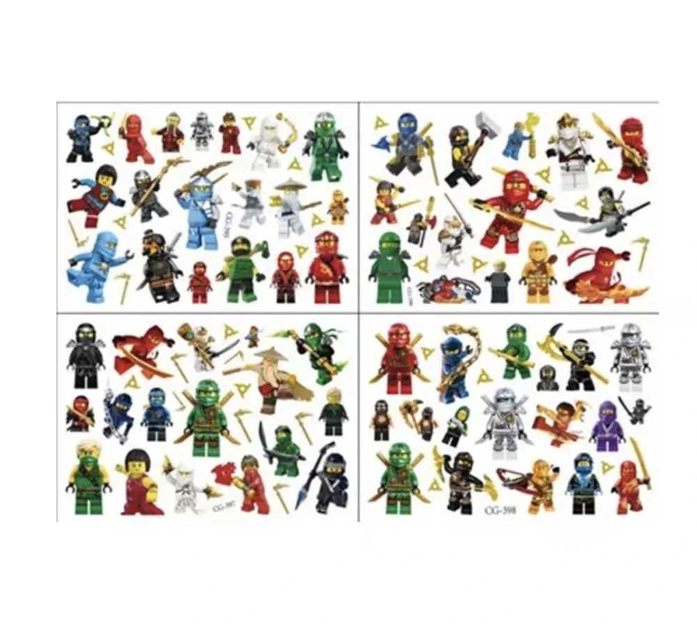 Dětské dočasné tetování - LEGO NINJAGO (A)