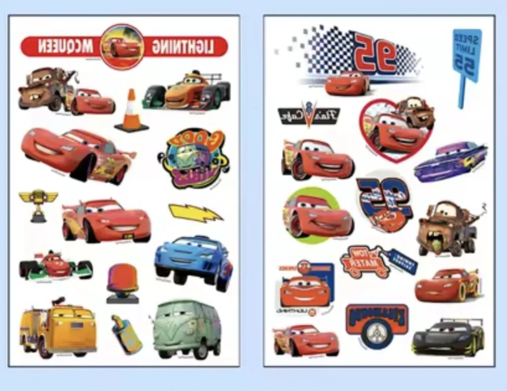 Dětské dočasné tetování - CARS 3 NITROADE - 4 ks
