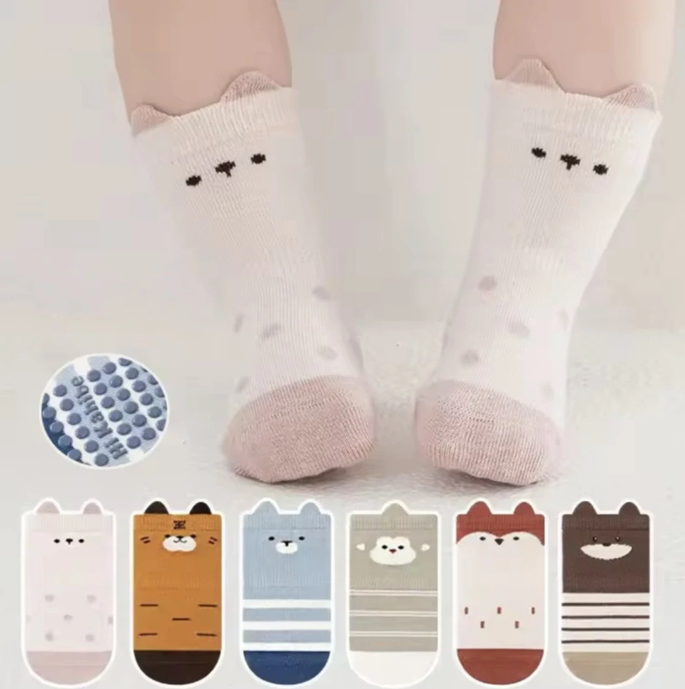 Protiskluzové ponožky - ZELENÉ - (12-24 m) M