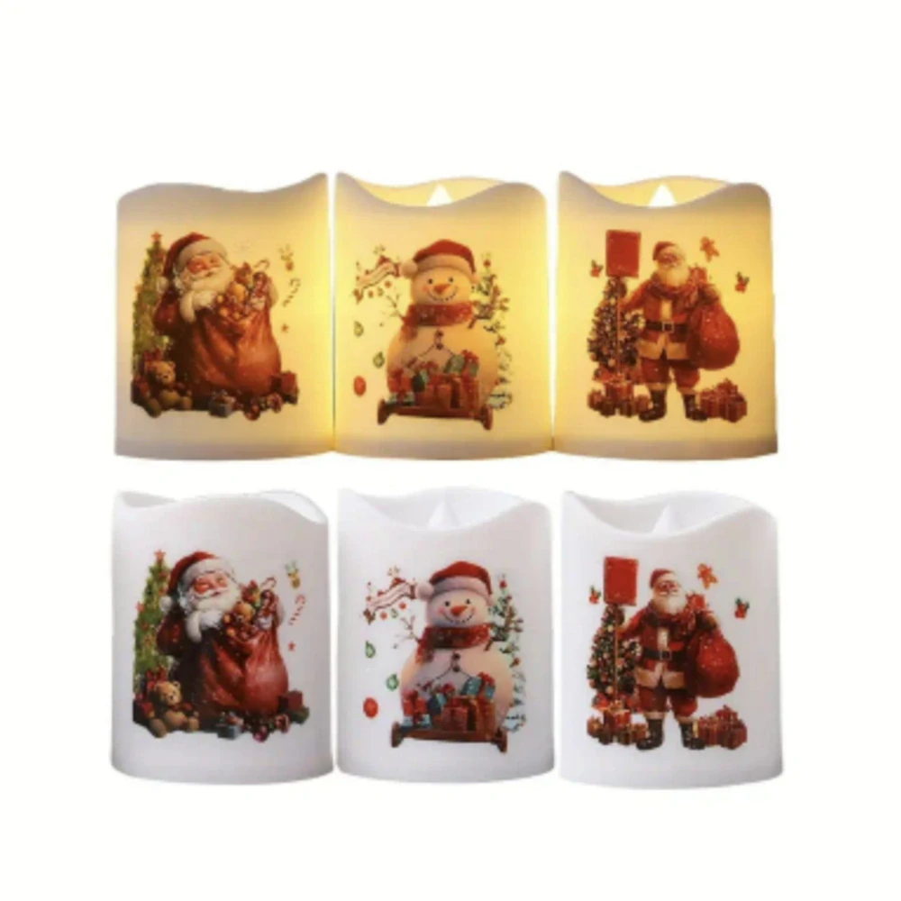 Mini světýlka - VÁNOCE - 6 ks