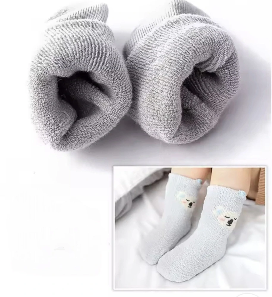 Protiskluzové flísové ponožky -  HROCH - (24-36 m) M