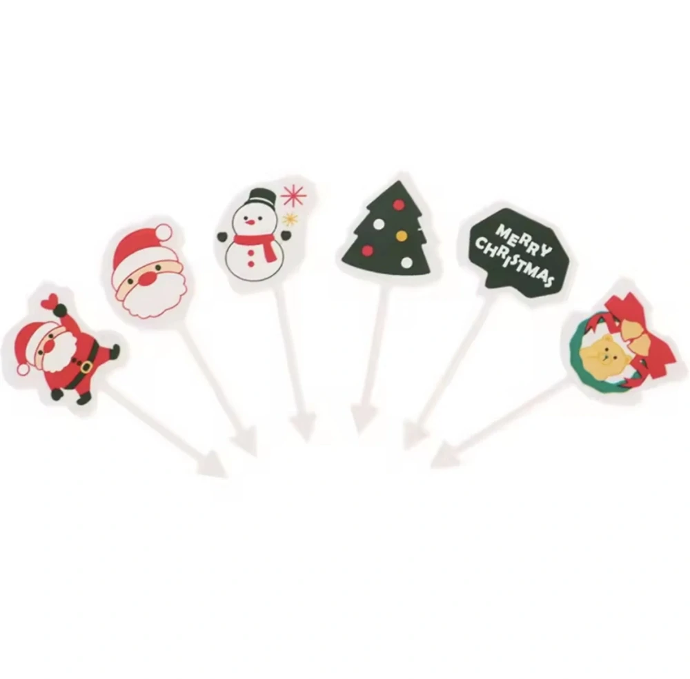 Napichovátka - VÁNOCE - 6 ks - SANTA CLAUS