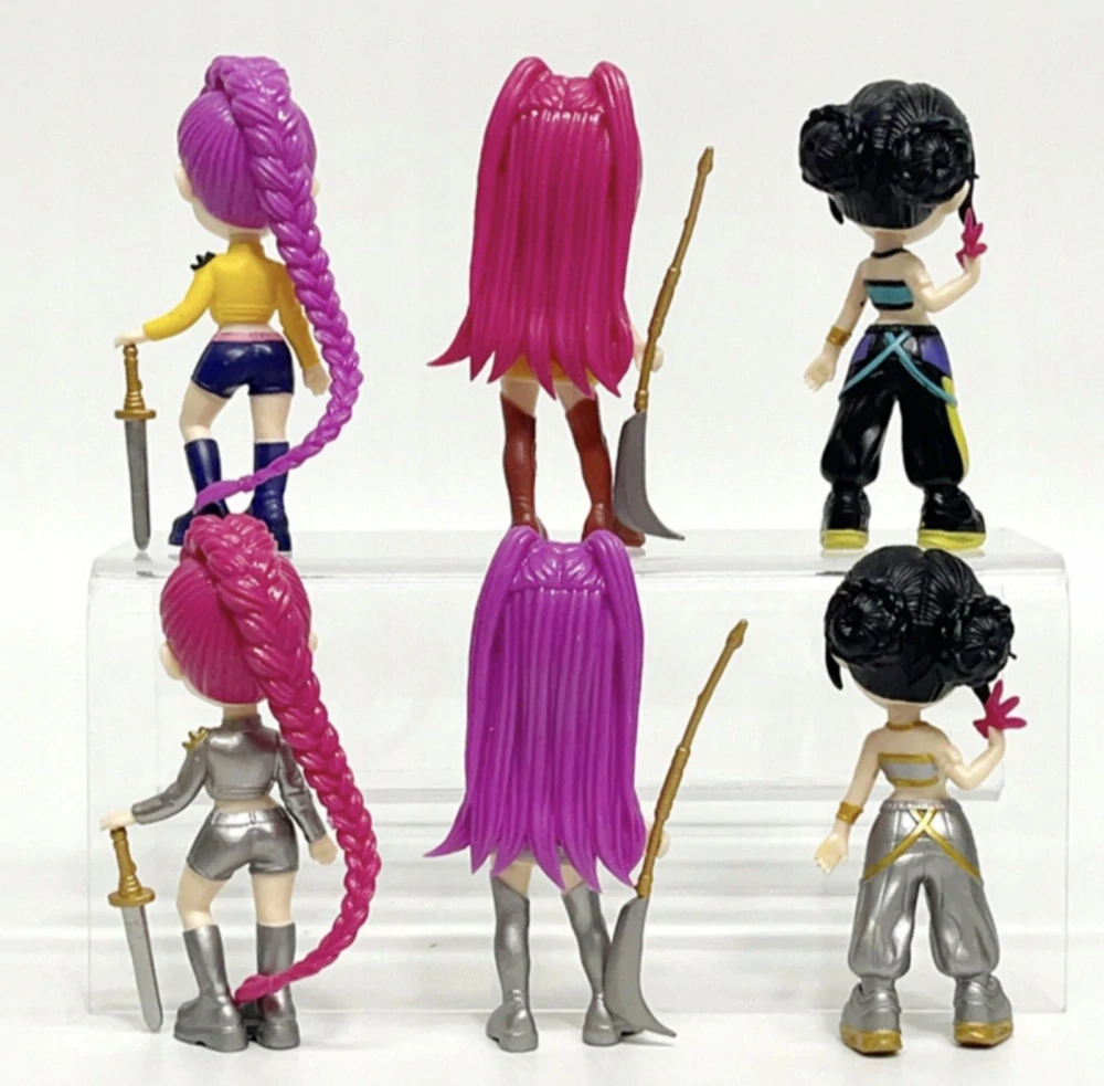 Sada sběratelských figurek - KPOP DEMON HUNTERS - KPop Lovkyně démonů - 6 ks