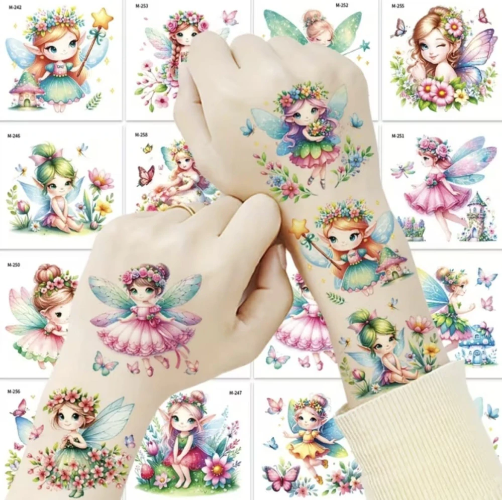 Dětské dočasné tetování - LESNÍ VÍLY - 20 ks