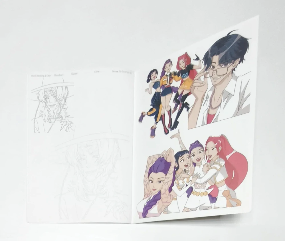 Kpop omalovánky DEMON HUNTERS - 3. DÍL (SÉRIE C)